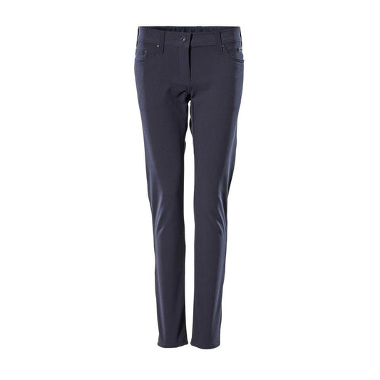 Pantaloni, donna, PERLA, elasticizzati, pantaloni leggeri, nero-blu