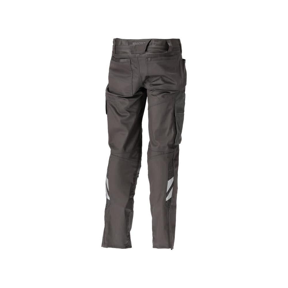 Pantaloni con tasche al ginocchio, cotone+, pantalone chiaro, antracite scuro