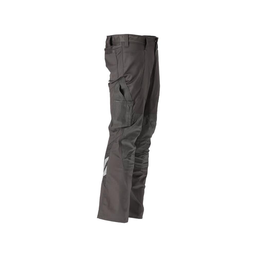 Pantaloni con tasche al ginocchio, cotone+, pantalone chiaro, antracite scuro