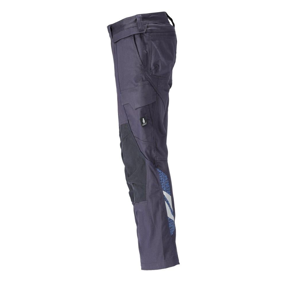 Pantaloni, tasche al ginocchio, elasticizzati, pantaloni in cotone