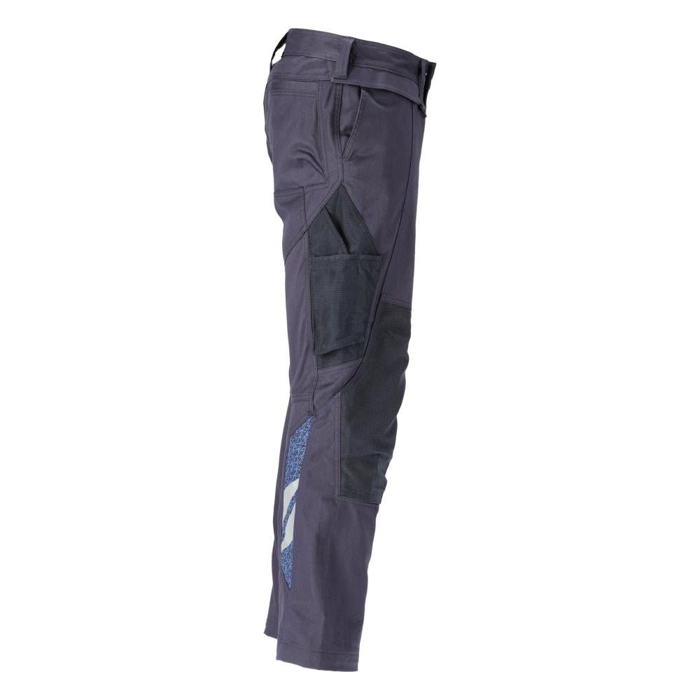 Pantaloni, tasche al ginocchio, elasticizzati, pantaloni in cotone