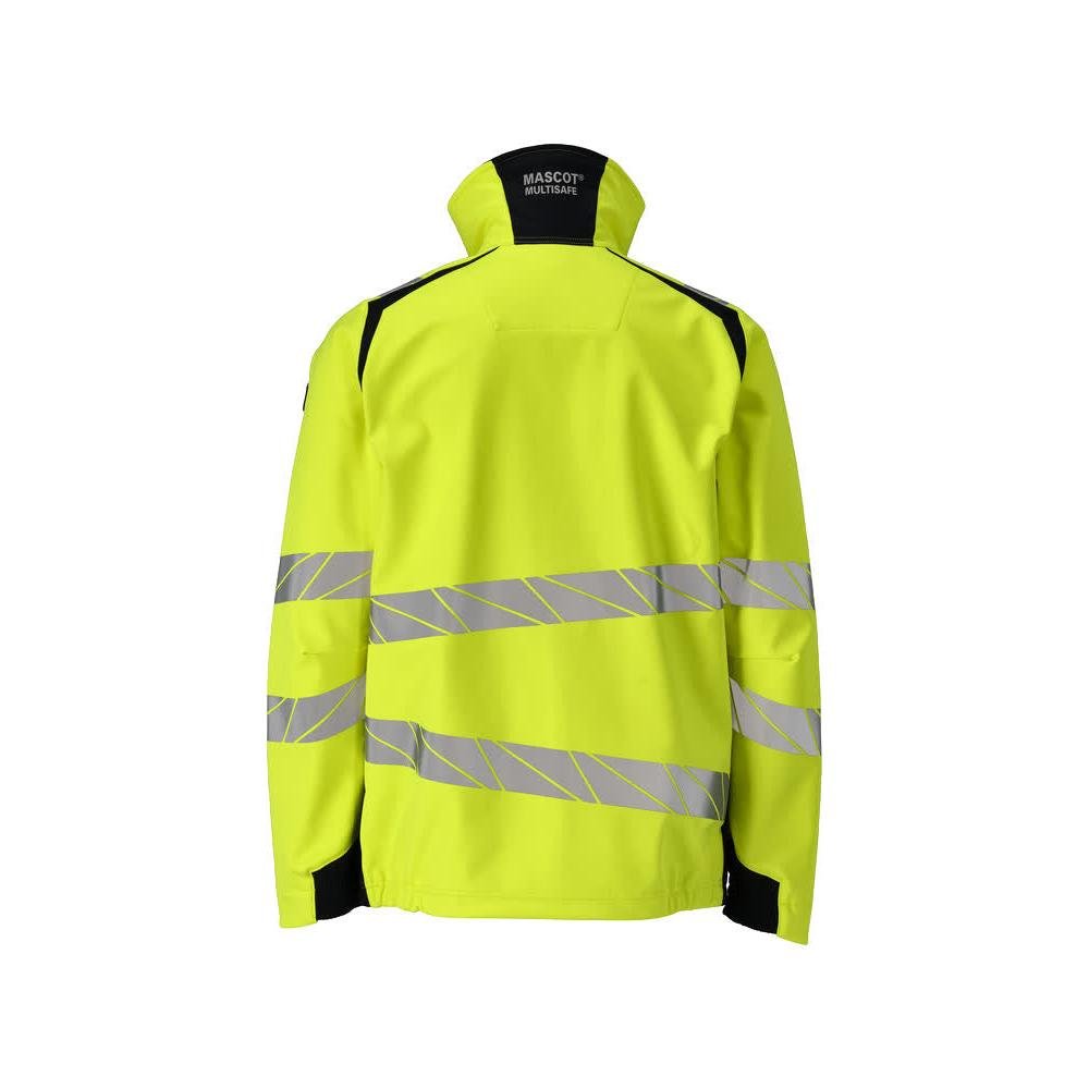 Giacca Soft Shell Giacca Soft Shell Multisafe, alta visibilità giallo/nero-blu
