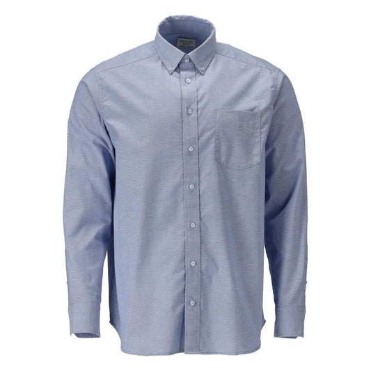 Camicia, vestibilità classica, elasticizzata, di colore azzurro