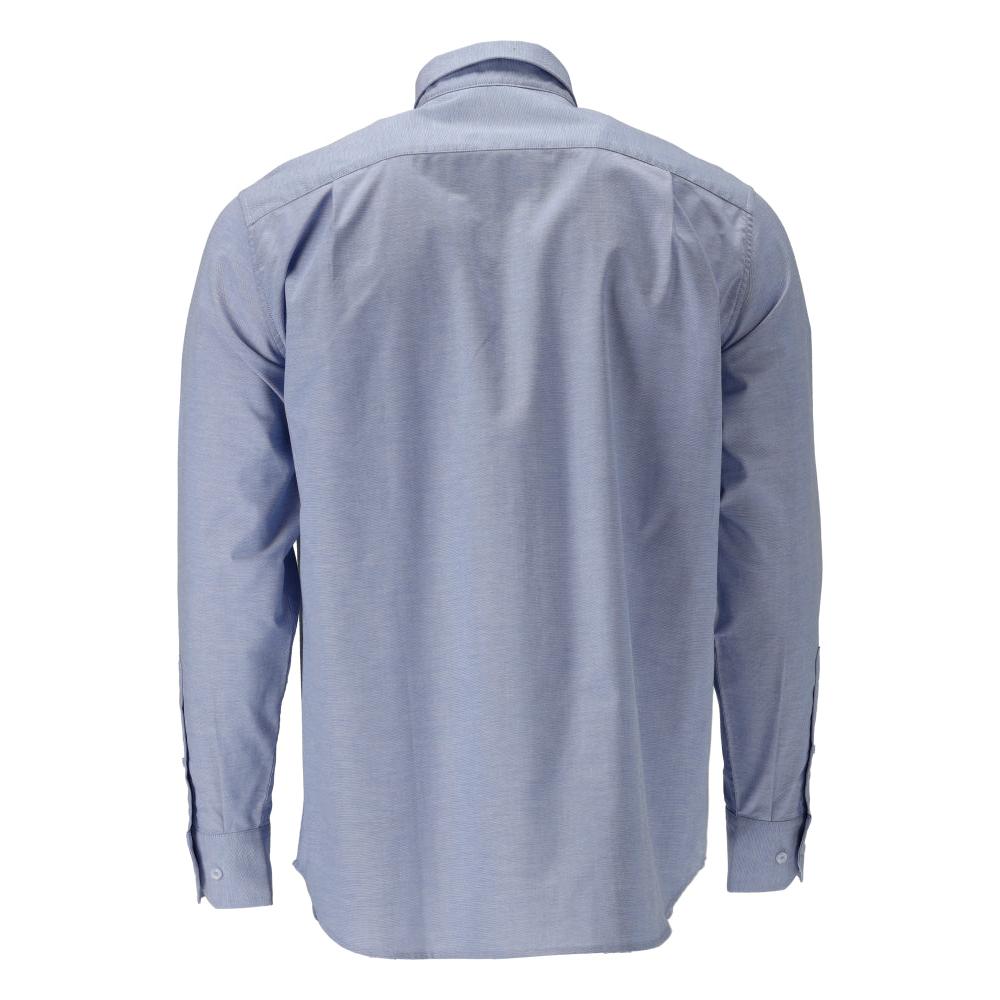 Camicia, vestibilità classica, elasticizzata, di colore azzurro