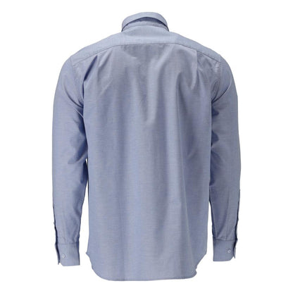 Camicia, vestibilità classica, elasticizzata, di colore azzurro