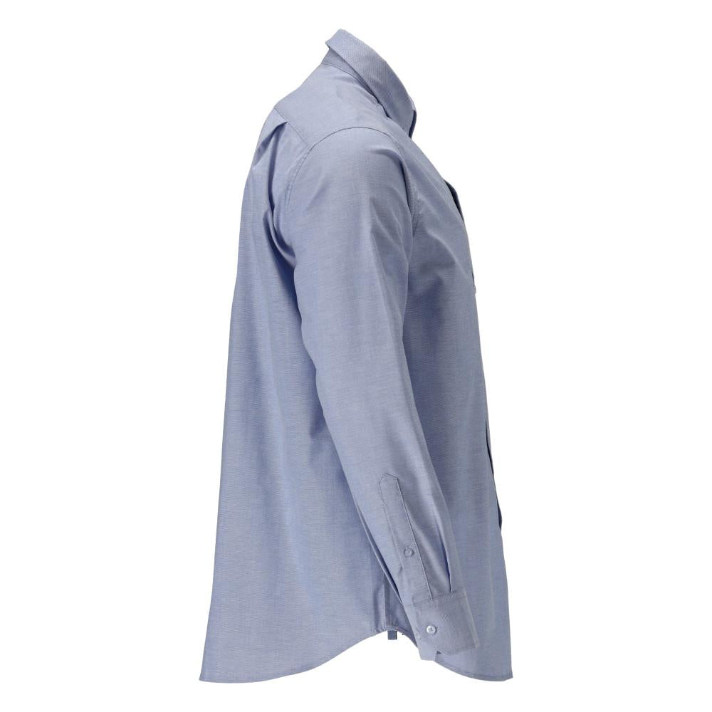 Camicia, vestibilità classica, elasticizzata, di colore azzurro