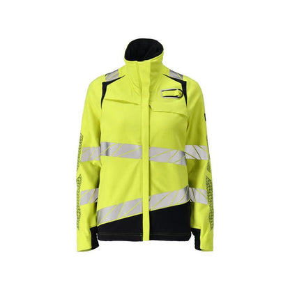 Giacca donna, giacca da lavoro ULTIMATE STRETCH Multisafe, alta visibilità giallo/nero-blu