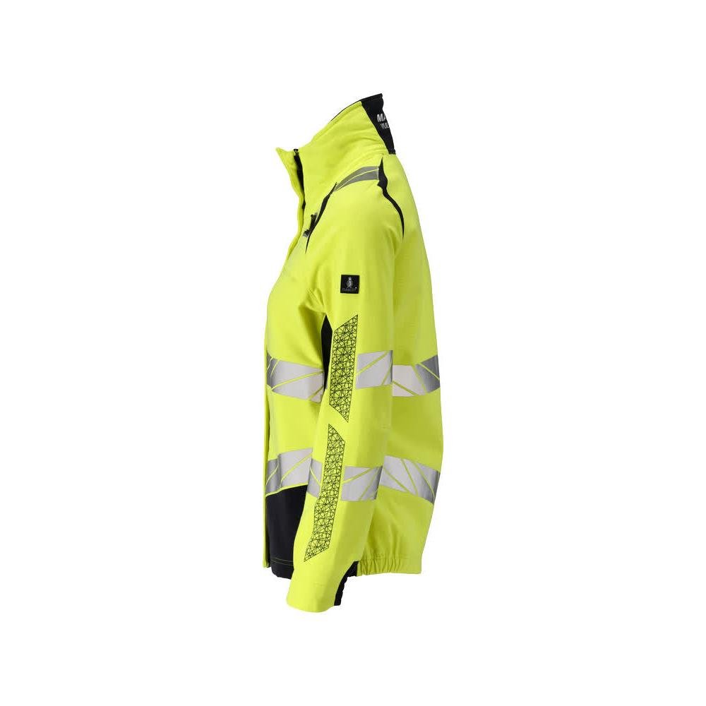 Giacca donna, giacca da lavoro ULTIMATE STRETCH Multisafe, alta visibilità giallo/nero-blu