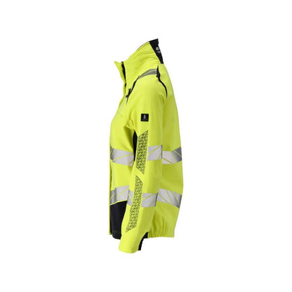 Giacca donna, giacca da lavoro ULTIMATE STRETCH Multisafe, alta visibilità giallo/nero-blu