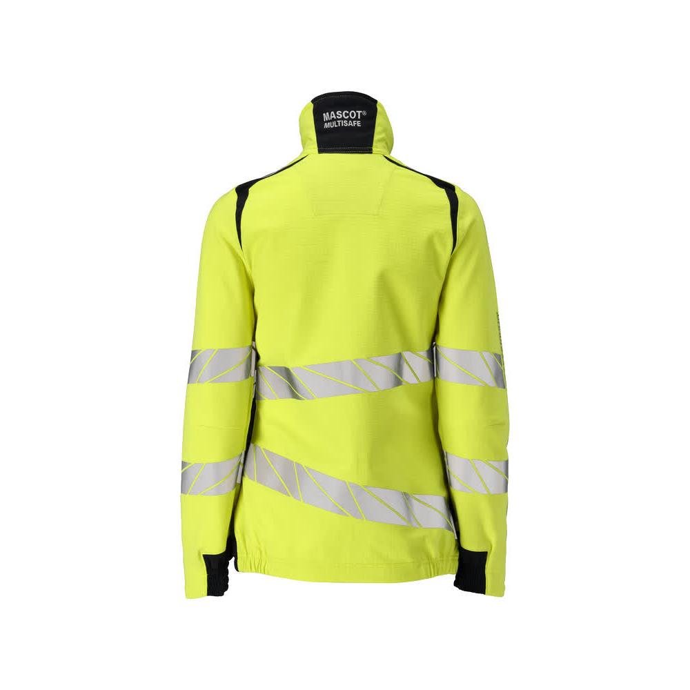 Giacca donna, giacca da lavoro ULTIMATE STRETCH Multisafe, alta visibilità giallo/nero-blu