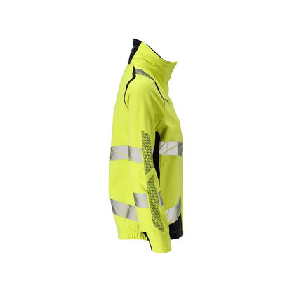 Giacca donna, giacca da lavoro ULTIMATE STRETCH Multisafe, alta visibilità giallo/nero-blu