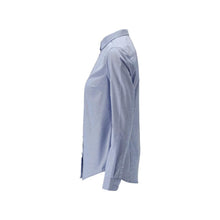 Camicia, vestibilità classica da donna, blusa da donna elasticizzata, colore azzurro