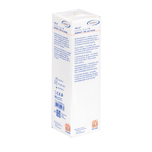 Compresse di garza non sterili MaiMed-MK da 100 pezzi/sacchetto di carta