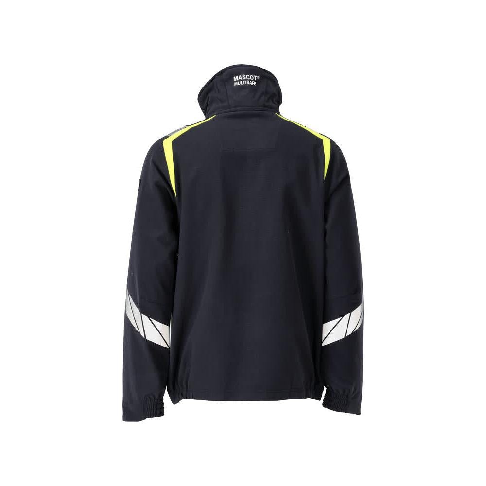 Giacca da lavoro ULTIMATE STRETCH Multisafe, nero blu/giallo alta visibilità