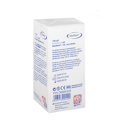 Compresse in pile non sterili MaiMed-VK da 100 pezzi/sacchetto di carta