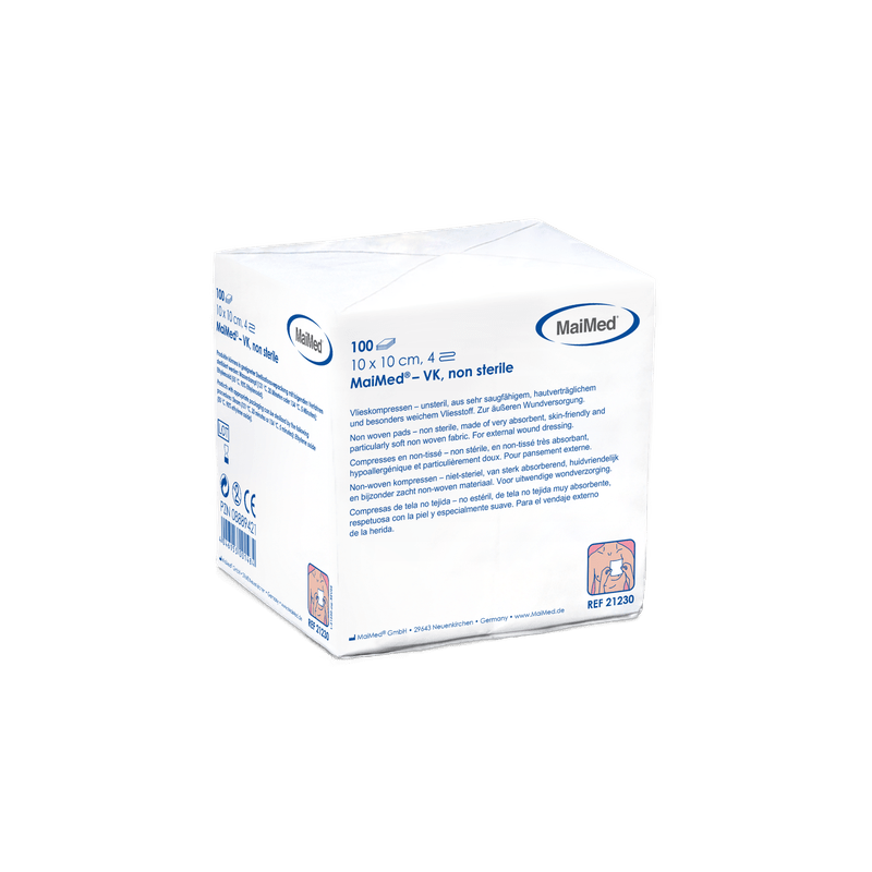 Compresse in pile non sterili MaiMed-VK da 100 pezzi/sacchetto di carta
