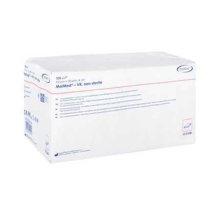 Compresse in pile non sterili MaiMed-VK da 100 pezzi/sacchetto di carta