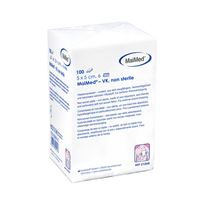 Compresse in pile non sterili MaiMed-VK da 100 pezzi/sacchetto di carta