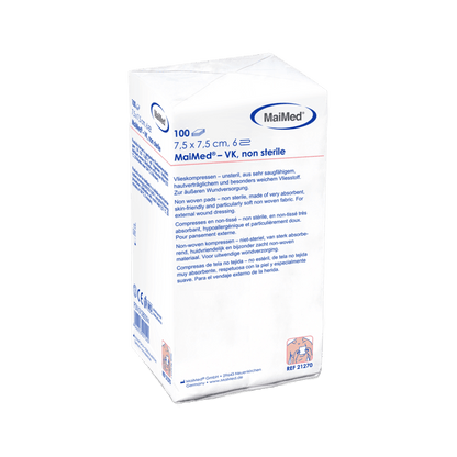 Compresse in pile non sterili MaiMed-VK da 100 pezzi/sacchetto di carta