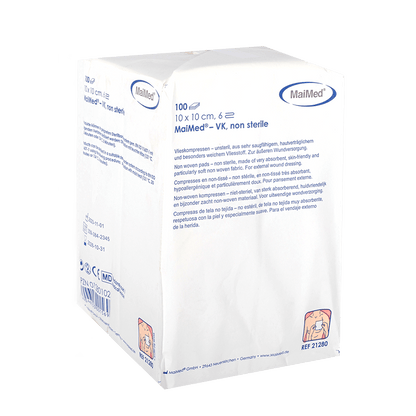 Compresse in pile non sterili MaiMed-VK da 100 pezzi/sacchetto di carta