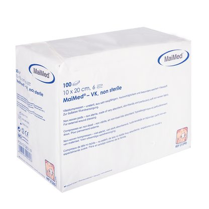 Compresse in pile non sterili MaiMed-VK da 100 pezzi/sacchetto di carta