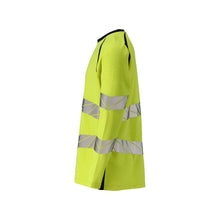 T-shirt, manica lunga, vestibilità moderna T-shirt Multisafe, alta visibilità giallo/nero-blu