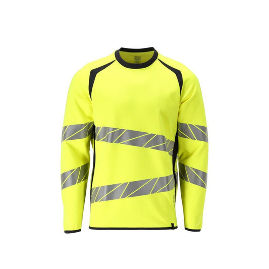 Felpa modern fit Felpa Multisafe, alta visibilità giallo/nero-blu
