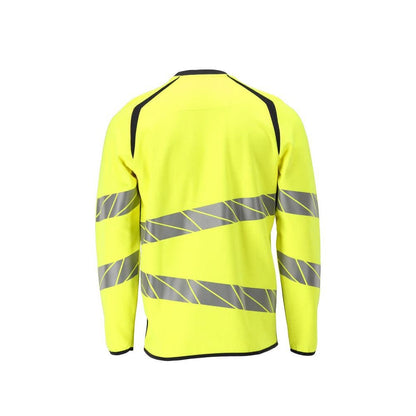 Felpa modern fit Felpa Multisafe, alta visibilità giallo/nero-blu