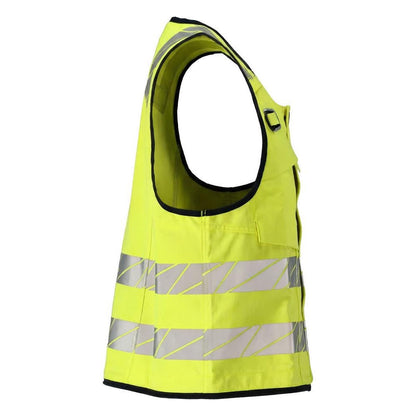 Gilet porta attrezzi Gilet porta attrezzi Multisafe, giallo alta visibilità/nero-blu