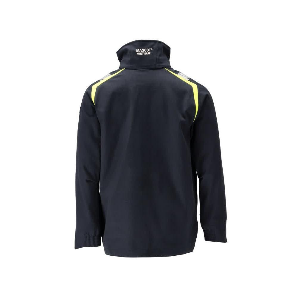 Giacca Hard Shell Jacket Multisafe, nero blu/giallo ad alta visibilità