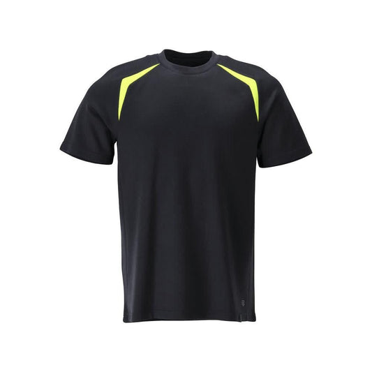 T-shirt, vestibilità moderna T-shirt Multisafe, nero blu/giallo alta visibilità