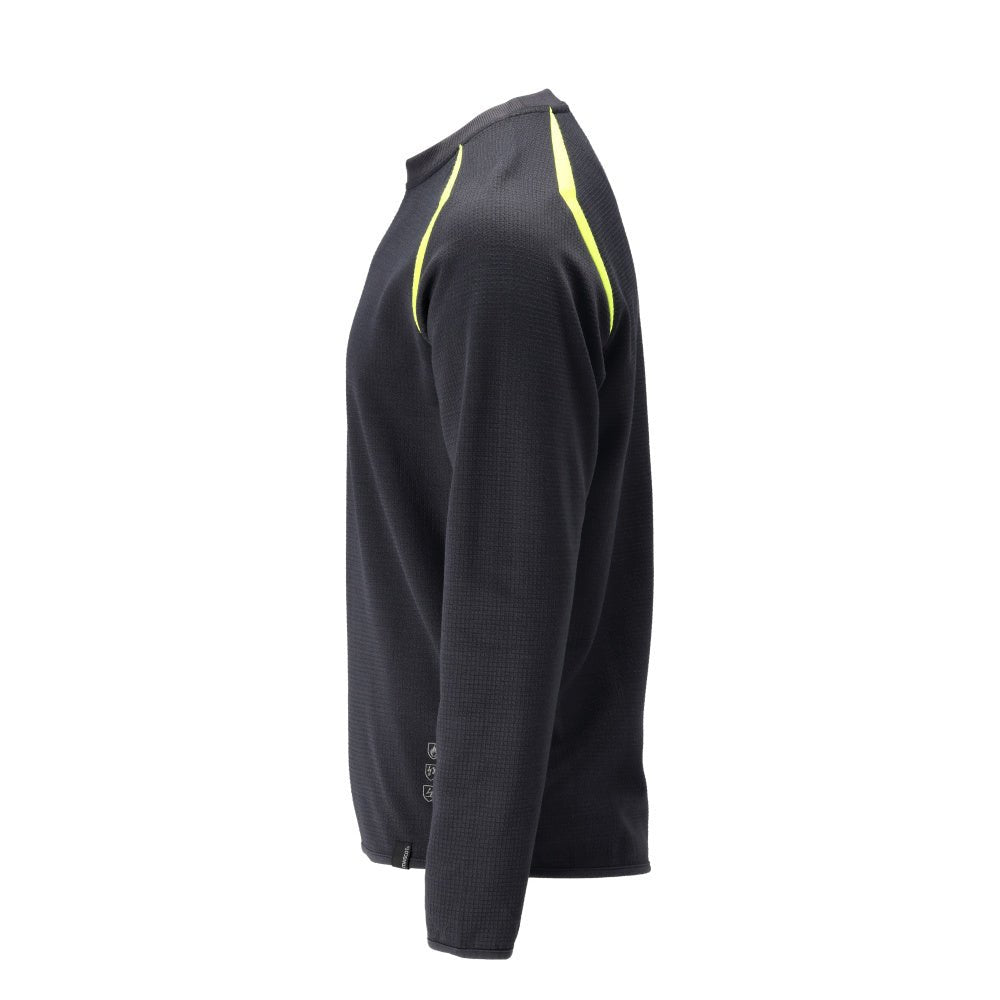 Felpa modern fit Felpa Multisafe, nero blu/giallo alta visibilità