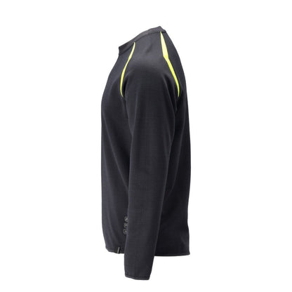 Felpa modern fit Felpa Multisafe, nero blu/giallo alta visibilità