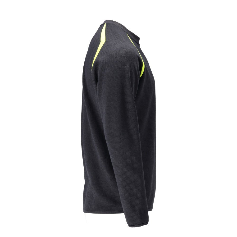 Felpa modern fit Felpa Multisafe, nero blu/giallo alta visibilità
