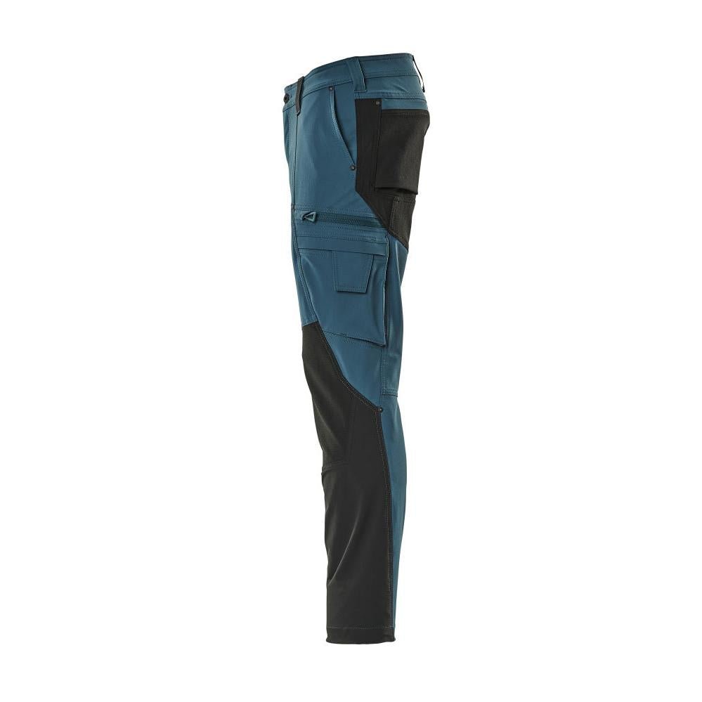 Pantaloni funzionali, pantaloni ULTIMATE STRETCH, petrolio scuro/nero
