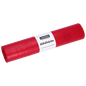 Un rotolo EMIL DEISS KG (GmbH + Co.) DEISS 21720 di sacchi per rifiuti, 575x1000 mm di colore rosso, 25 sacchi per rotolo, con etichetta bianca recante la scritta "DEISS Abfallsäcke" e i simboli di riciclaggio, raffigurati su uno sfondo bianco semplice.