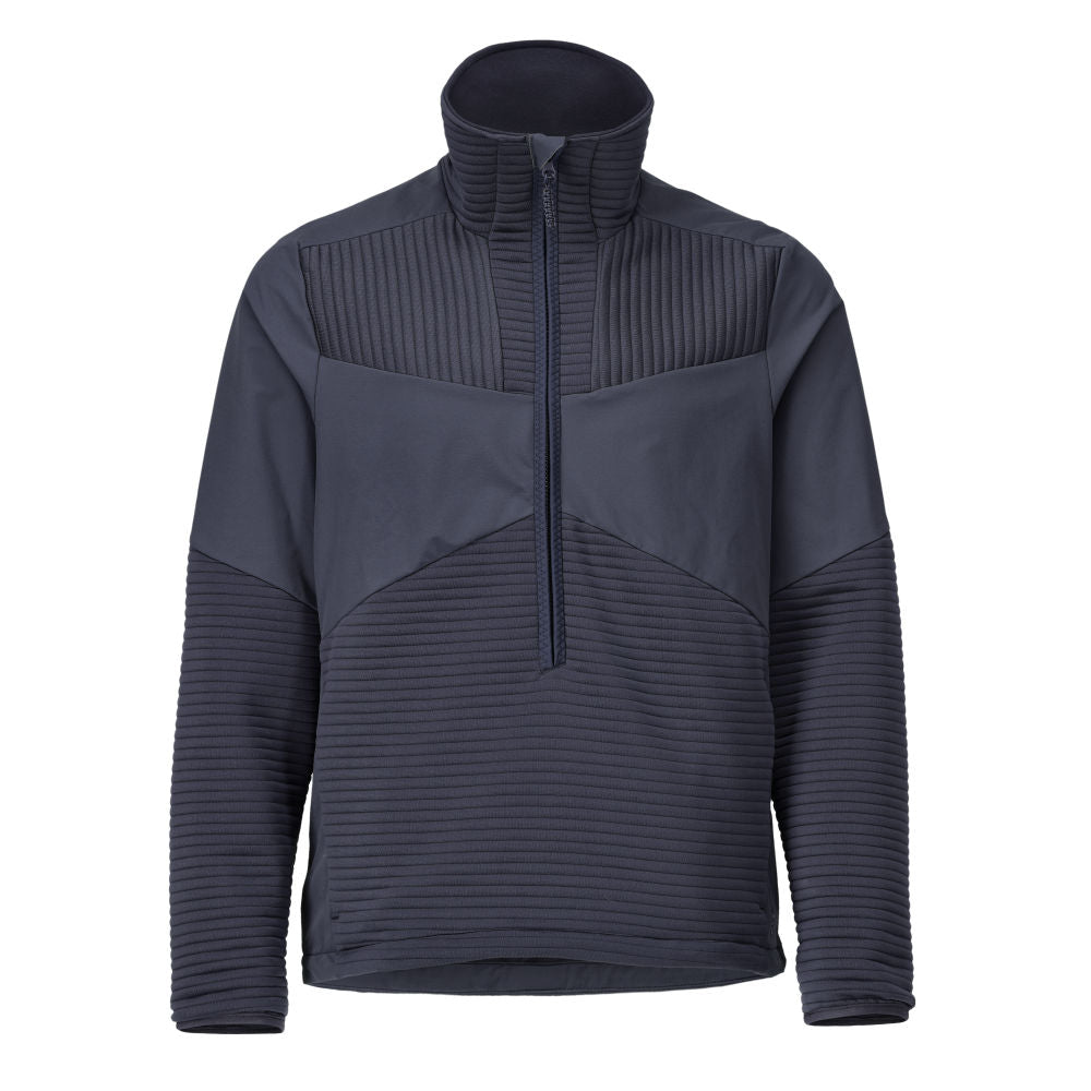 Maglia in pile, zip corta, fodera giacca in micropile