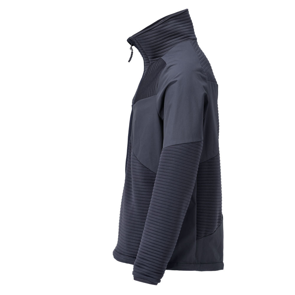Maglia in pile, zip corta, fodera giacca in micropile