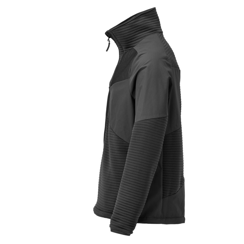 Maglia in pile, zip corta, fodera giacca in micropile