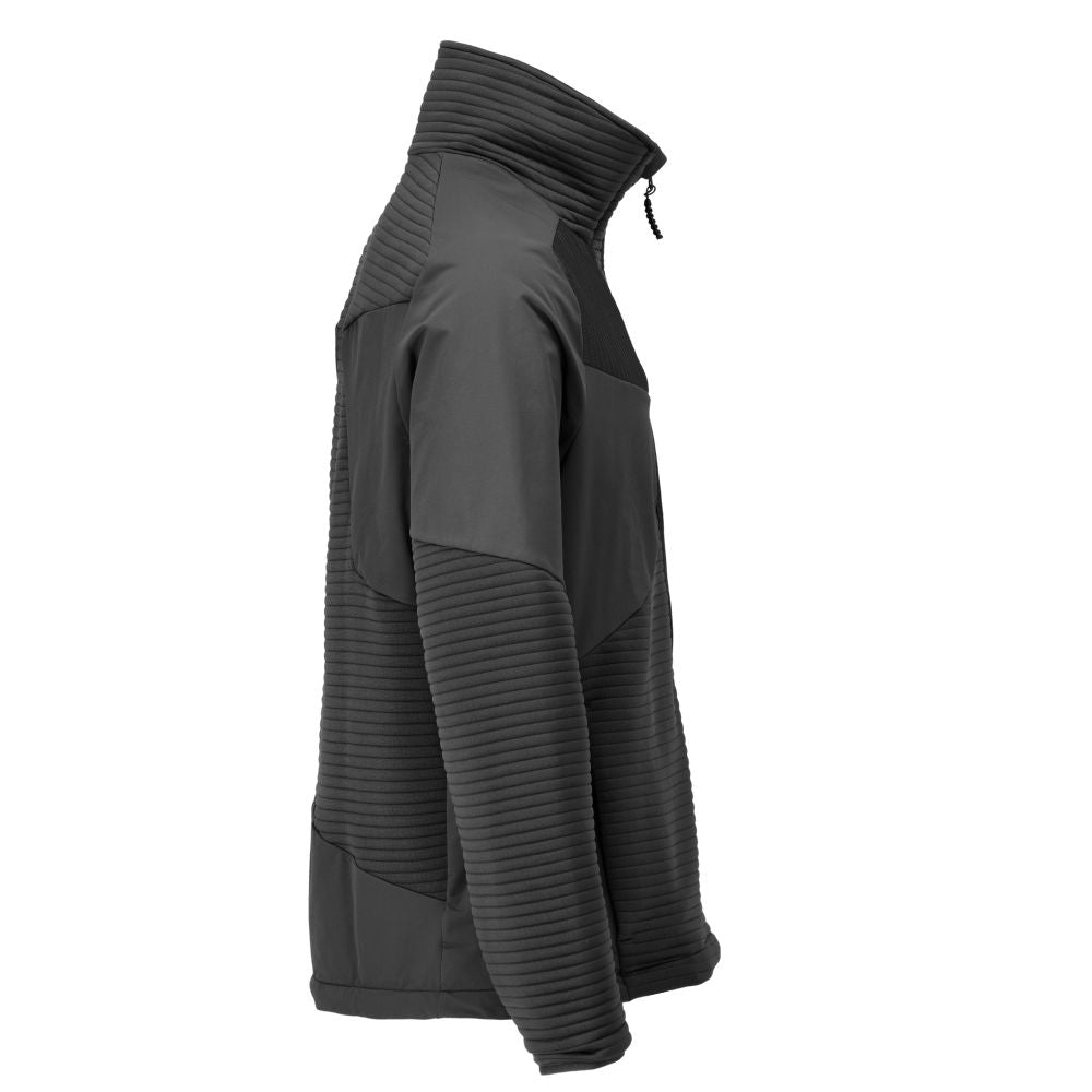 Maglia in pile, zip corta, fodera giacca in micropile