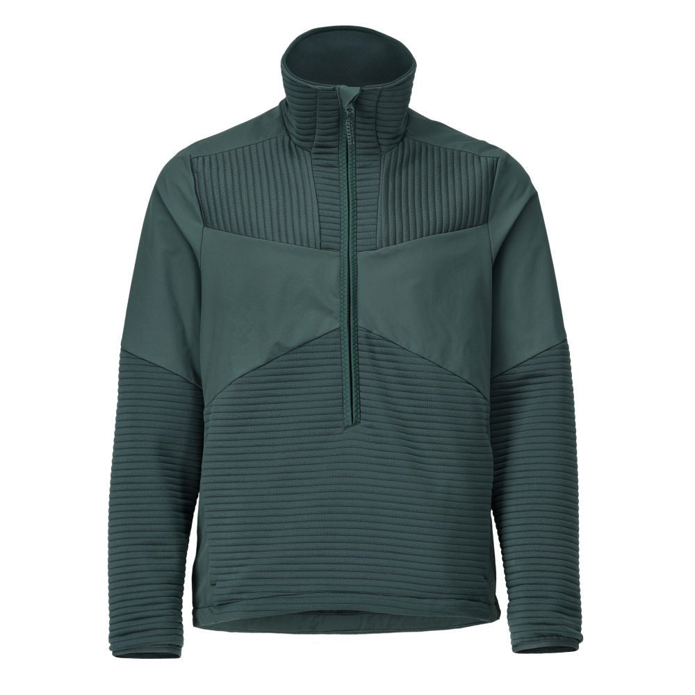 Maglia in pile, zip corta, fodera giacca in micropile
