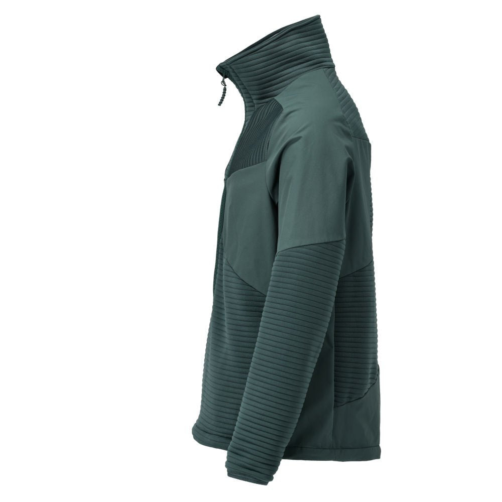Maglia in pile, zip corta, fodera giacca in micropile