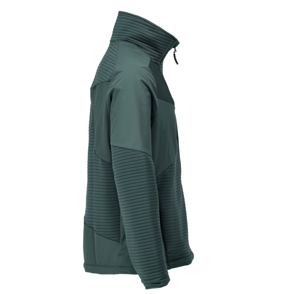 Maglia in pile, zip corta, fodera giacca in micropile