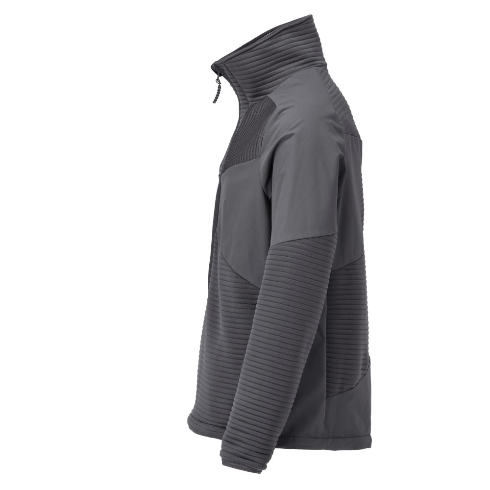 Maglia in pile, zip corta, fodera giacca in micropile