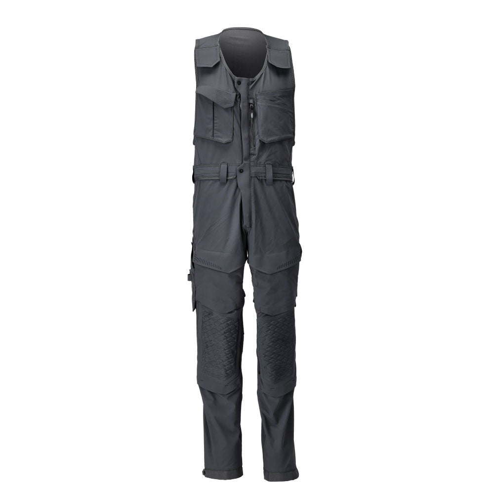 Pantaloni combinati con tasche sulle ginocchia, pantaloni combinati elasticizzati