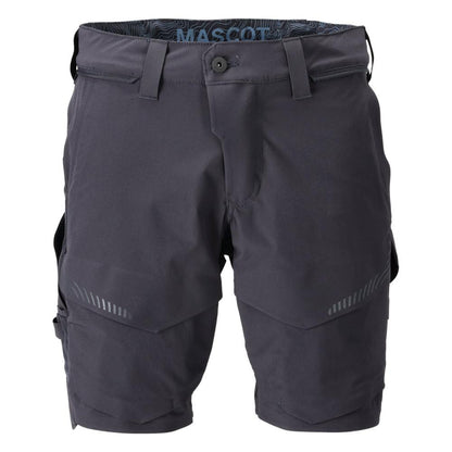Pantaloncini elasticizzati, pantaloncini leggeri, nero blu