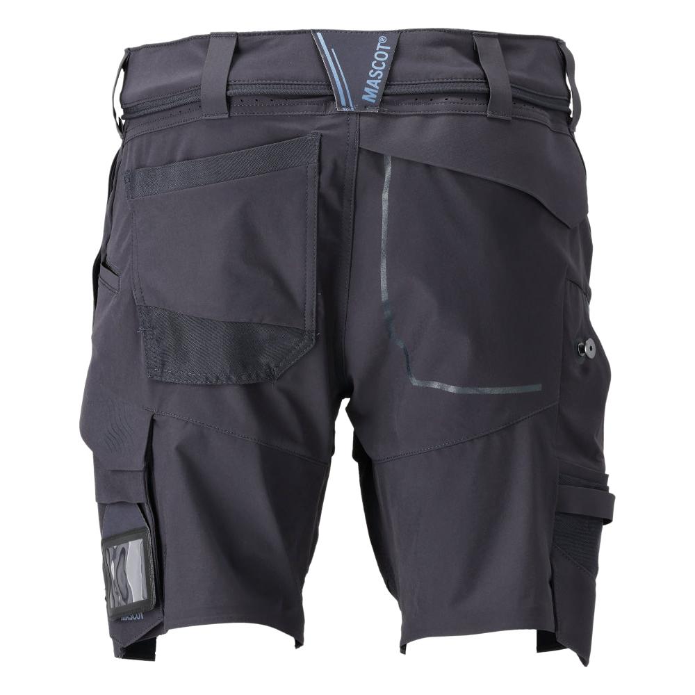 Pantaloncini elasticizzati, pantaloncini leggeri, nero blu