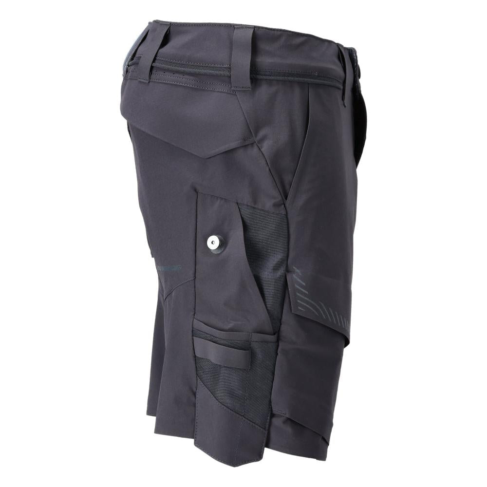Pantaloncini elasticizzati, pantaloncini leggeri, nero blu
