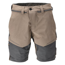 Shorts elasticizzati, pantaloncini leggeri, beige sabbia scuro/grigio antracite