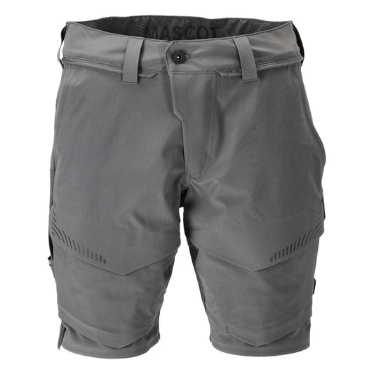 Pantaloncini elasticizzati, pantaloncini leggeri, grigio antracite